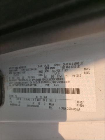 2018 FORD F150 - 1FTMF1EPXJKE60736