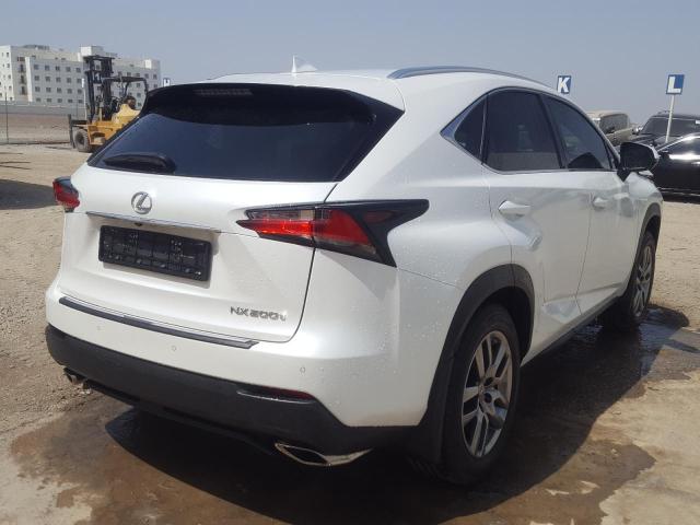 VIN: JTJBARBZ6F2033911 Auction: COPART UAE Lot: 55395321 Location: HALBAN - THE SULTANATE OF OMAN JTJBARBZ6F2033911 LEXUS NX 2015 WHITE Photo 4