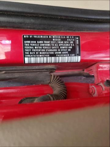 2014 VOLKSWAGEN BEETLE 3VWJ07ATXEM657458