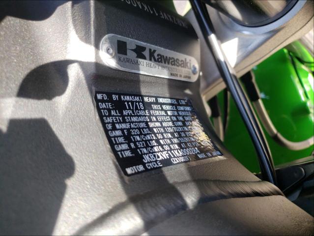 2019 KAWASAKI ZX1002 JKBZXVF11KA000284