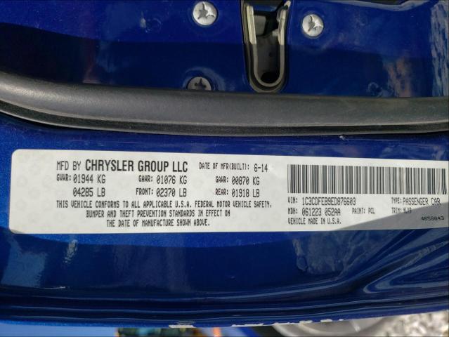 2014 DODGE DART GT 1C3CDFEB9ED876603