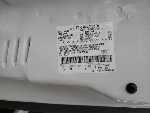 2011 FORD RANGER SUP 1FTKR4EE1BPA73236