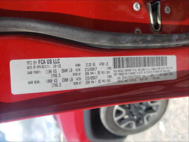2019 JEEP COMPASS TR 3C4NJDDBXKT650076
