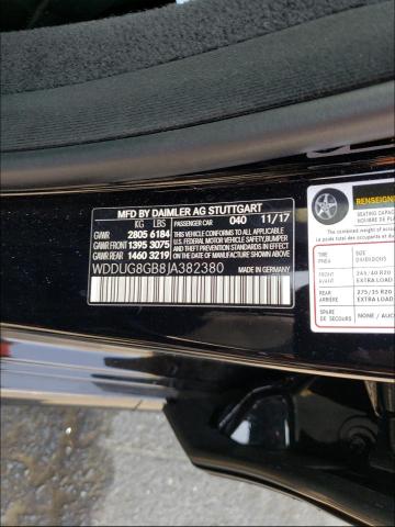 2018 MERCEDES-BENZ S 560 4MAT WDDUG8GB8JA382380