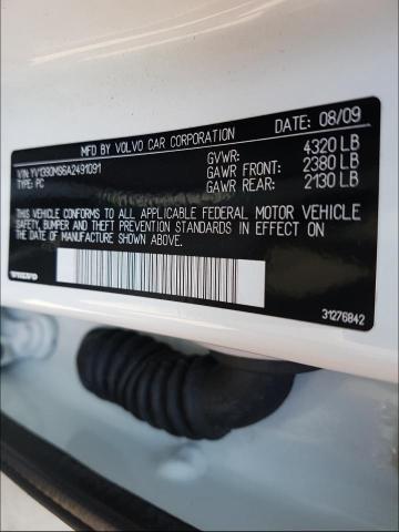 2010 VOLVO S40 2.4I YV1390MS6A2491091