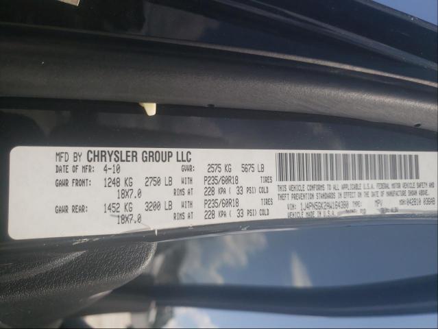 2010 JEEP LIBERTY LI 1J4PN5GK2AW164380