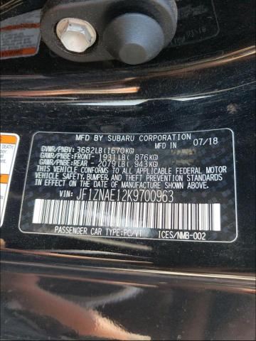 2019 TOYOTA 86 GT JF1ZNAE12K9700963