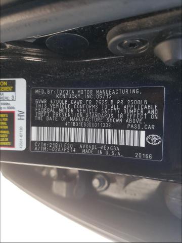2013 TOYOTA AVALON HYB 4T1BD1EB3DU011338