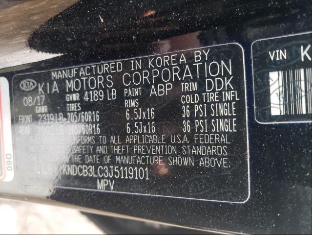 2018 KIA NIRO FE KNDCB3LC3J5119101