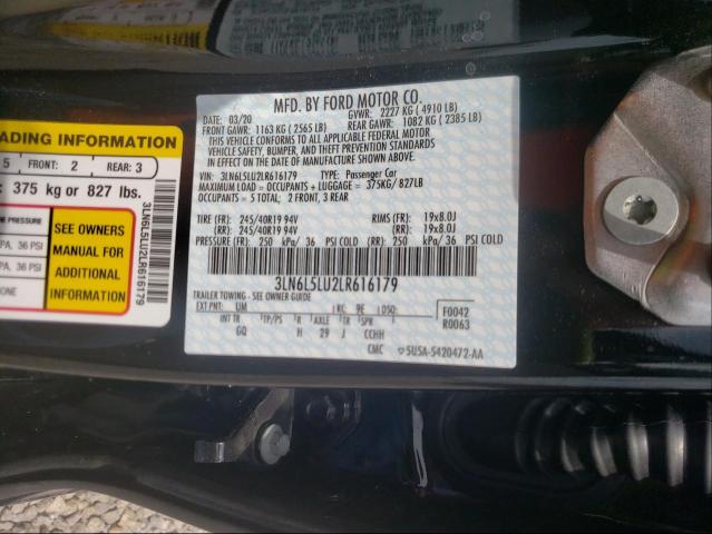 2020 LINCOLN MKZ RESERV 3LN6L5LU2LR616179