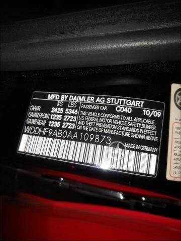 2010 MERCEDES-BENZ E 550 4MAT WDDHF9AB0AA109873