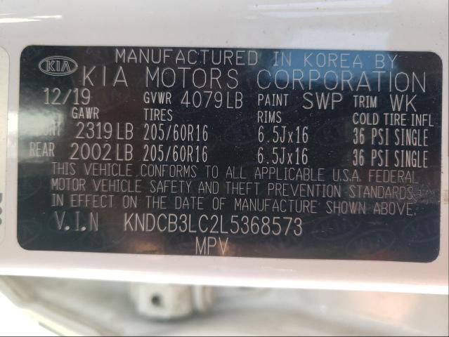 2020 KIA NIRO LX KNDCB3LC2L5368573
