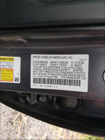 1HGCV1F14JA017644 Honda Accord Lx 2018. Фото: 9