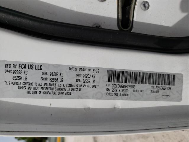 2016 DODGE CHARGER PO 2C3CDXAG8GH272943