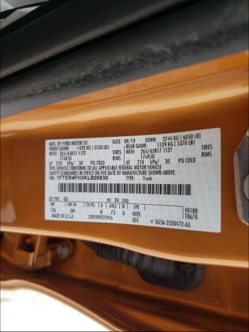 2019 FORD RANGER XL 1FTER4FH3KLB05830