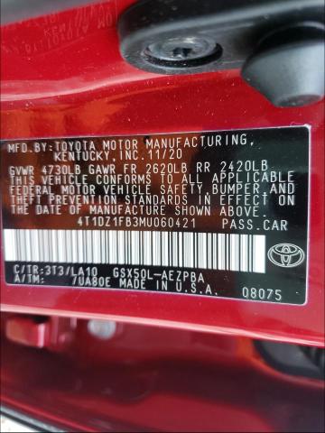 2021 TOYOTA AVALON LIM 4T1DZ1FB3MU060421
