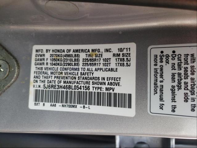 2011 HONDA CR-V 5J6RE3H46BL054156