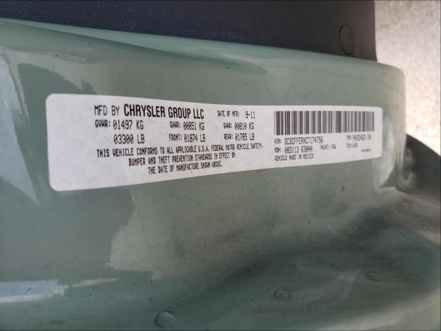 2012 FIAT 500 LOUNGE 3C3CFFERXCT174756