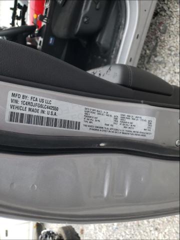 2020 DODGE DURANGO SS 1C4RDJFG6LC442550