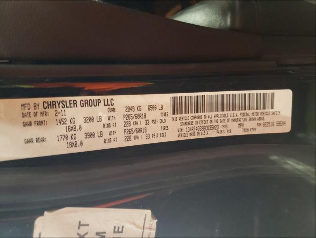 2011 DODGE DURANGO CR 1D4RE4GG8BC635023