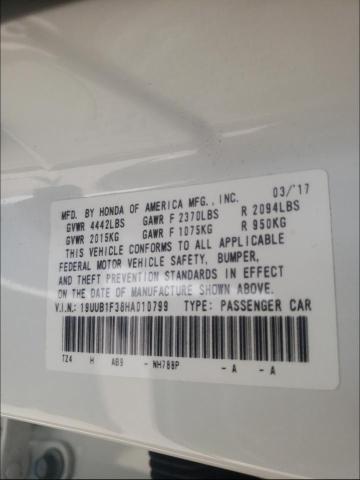 2017 ACURA TLX 19UUB1F38HA010799