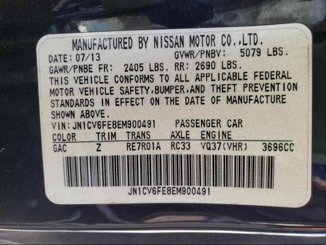 2014 INFINITI Q60 BASE JN1CV6FE8EM900491