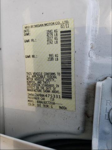 2011 NISSAN UK 1N4AL2AP8BN475331