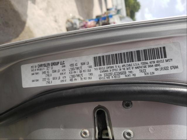 2012 DODGE RAM 2500 L 3C6UD5FL6CG305658