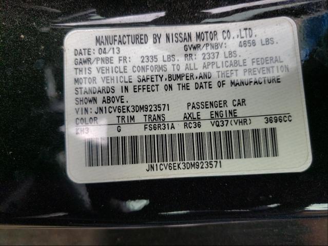 2013 INFINITI G37 JOURNE JN1CV6EK3DM923571