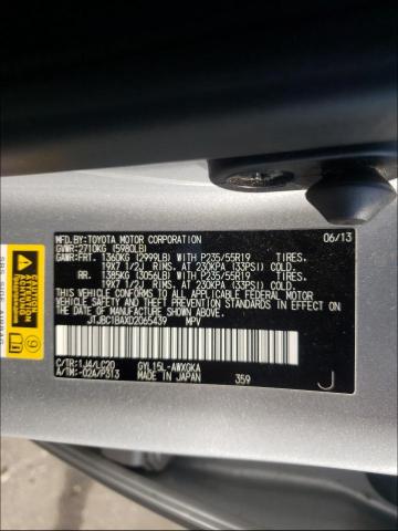 2013 LEXUS RX 450 JTJBC1BAXD2065439