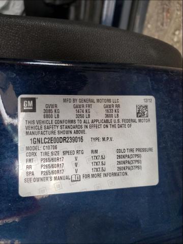 2013 CHEVROLET TAHOE POLI 1GNLC2E00DR239016