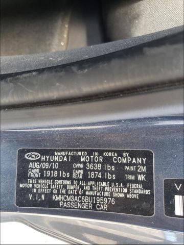 2011 HYUNDAI ACCENT GL KMHCM3AC6BU195976