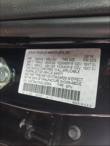 2016 ACURA RDX ADVANC 5J8TB4H76GL025804