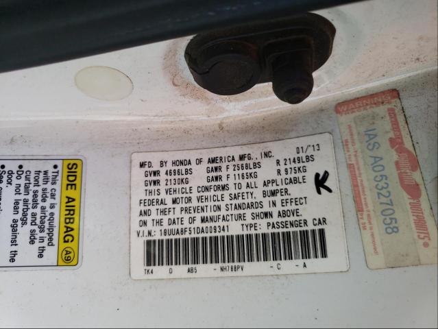 2013 ACURA TL TECH 19UUA8F51DA009341