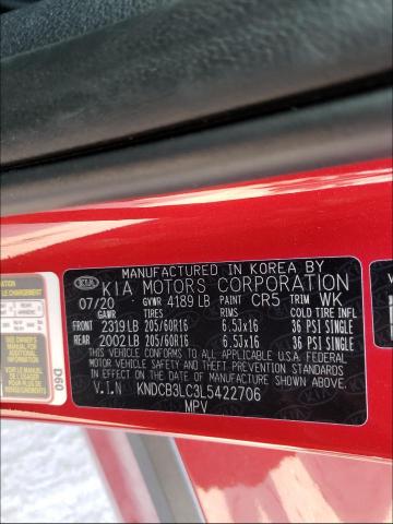 2020 KIA NIRO LX KNDCB3LC3L5422706