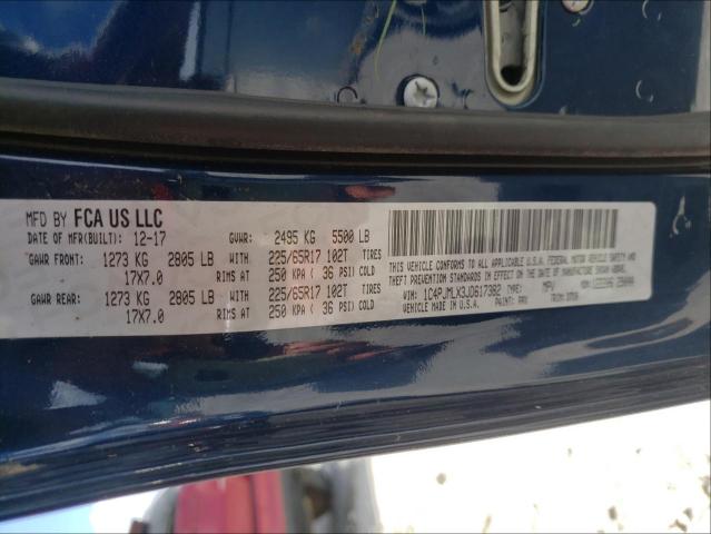 1C4PJMLX3JD617382 Jeep Cherokee Latitude Plus
