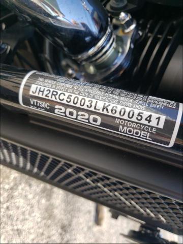 2020 HONDA VT750 C JH2RC5003LK600541