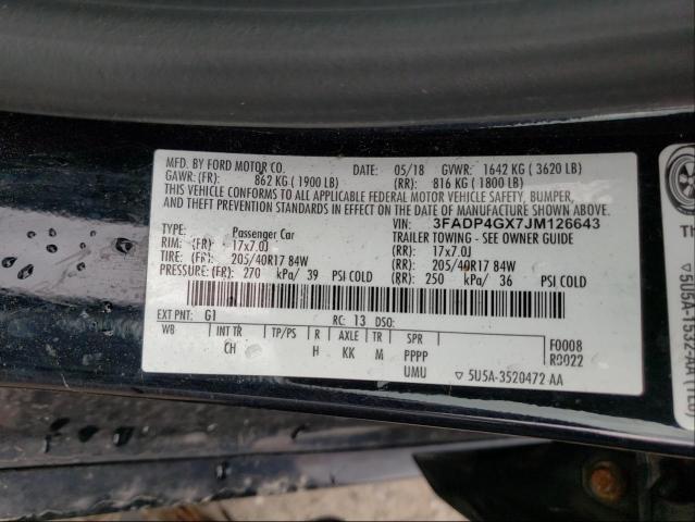 2018 FORD FIESTA ST 3FADP4GX7JM126643