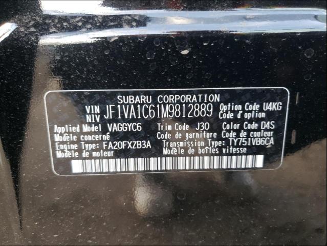 2021 SUBARU WRX PREMIU JF1VA1C61M9812889