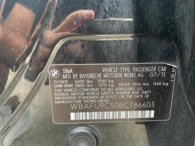 2011 BMW 550 XI WBAFU9C50BC786603