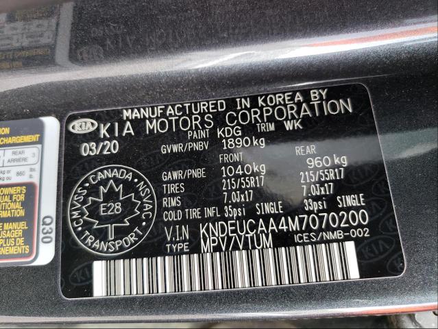 2021 KIA SELTOS S KNDEUCAA4M7070200