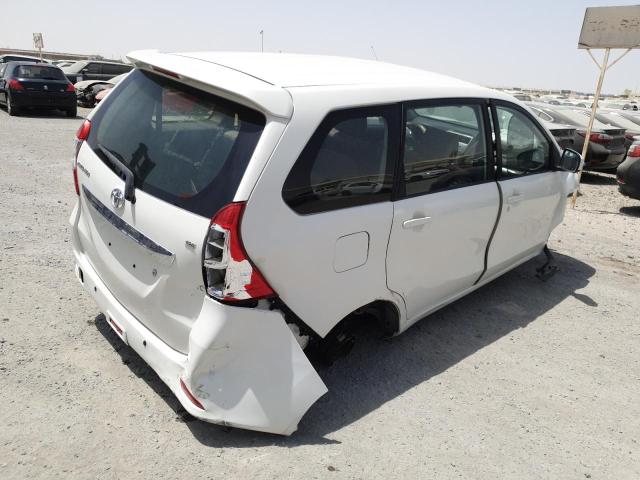 VIN: MHKMF53F4HK022120 Auction: COPART UAE Lot: 55710441 Location: DUBAI INDUSTRIAL CITY - DUBAI MHKMF53F4HK022120 TOYOTA AVANZA 2017 WHITE Photo 4