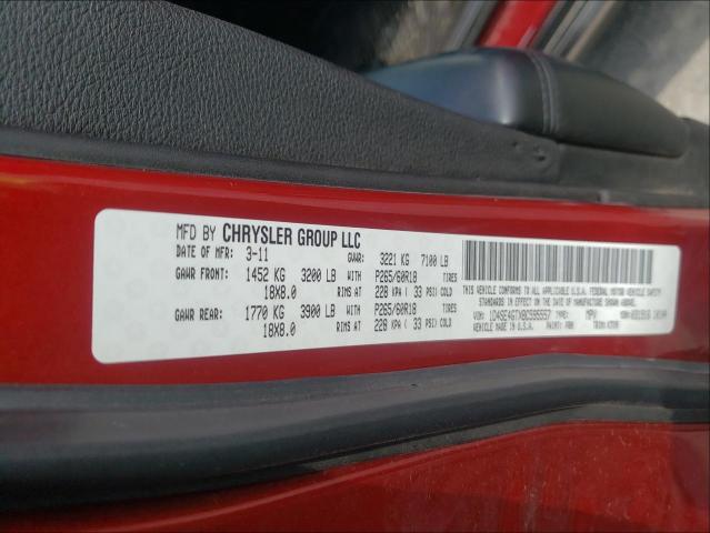 2011 DODGE DURANGO CR 1D4SE4GTXBC595557