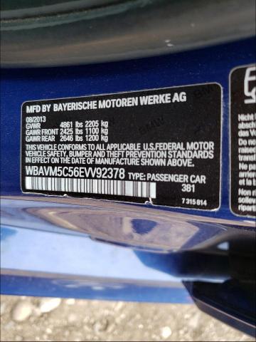 2014 BMW X1 XDRIVE3 WBAVM5C56EVV92378