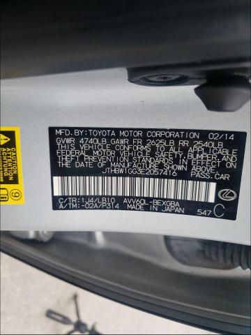 Auction sale of the 2014 LEXUS ES300 , vin: JTHBW1GG3E2057416, lot number: 55550231