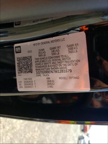 2021 GMC CANYON ELE 1GTG5BEN7M1281679