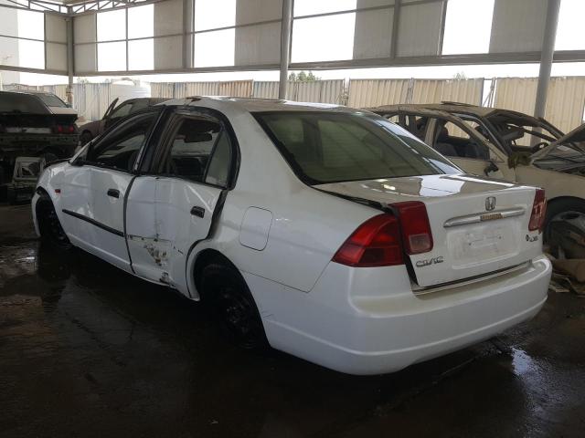 VIN: JHMES863X1S404508 Auction: COPART UAE Lot: 52829401 Location: DUBAI INDUSTRIAL CITY - DUBAI VIN: JHMES863X1S404508 HONDA CIVIC 2001 WHITE Photo 3