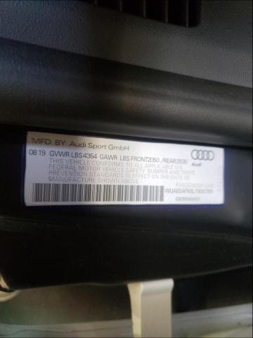 2020 AUDI R8 WUAEEAFXXL7900789