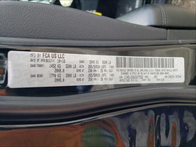2017 DODGE DURANGO GT 1C4RDJDG6HC677332