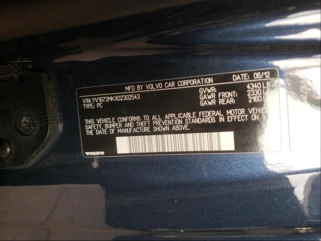 2013 VOLVO C30 T5 YV1672MKXD2302543